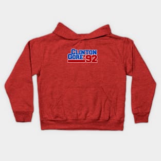 Vintage Clinton Gore 92 politics Kids Hoodie